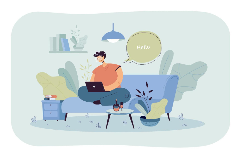 Flat Illustration Beispiel 2