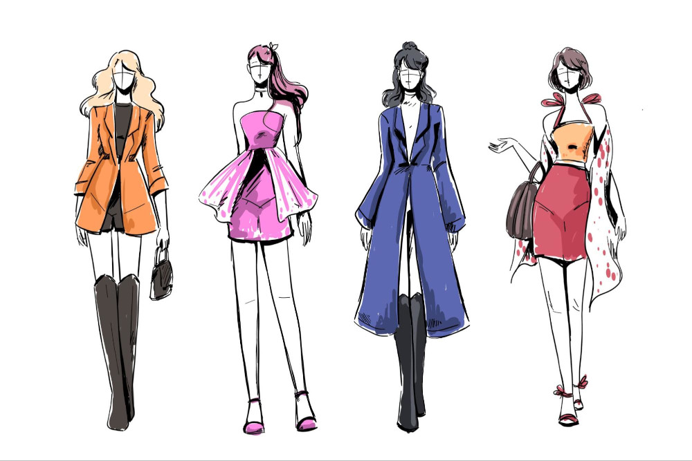 Fashion Illustration Beispiel 2