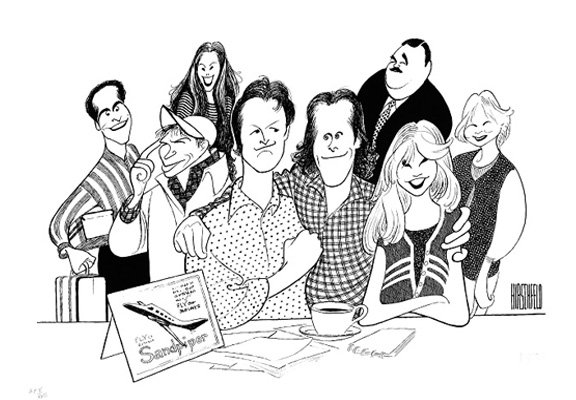 Al Hirschfeld Caricature