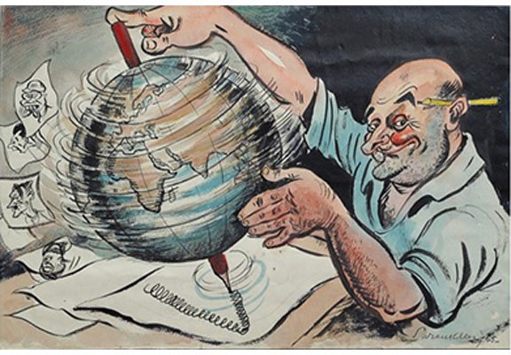 Alexander Saroukhan Caricature