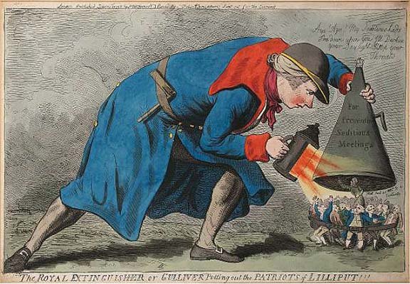 Isaac Cruikshank Caricature