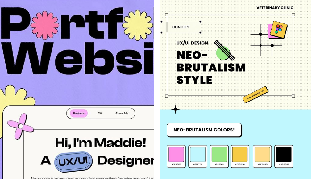 Neobrutalist Utilitarian Design